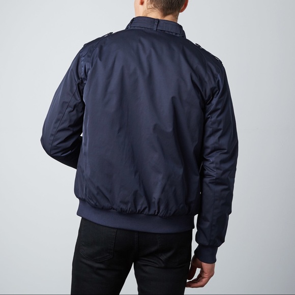 SOLD Members Only Iconic Racer Navy Men’s Jacket - Picture 2 of 7